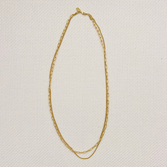 DOUBLE GOLD HAT CHAIN