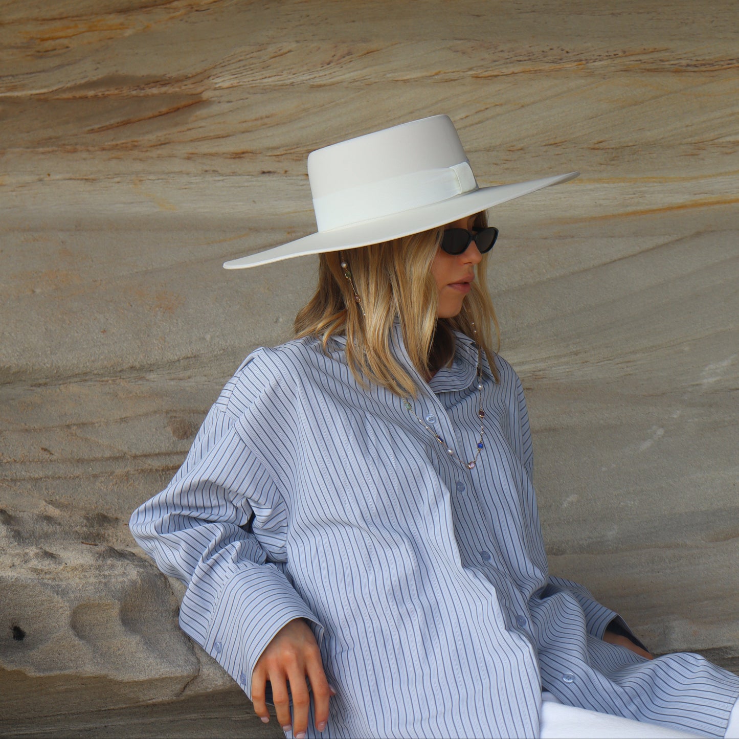 CLASSIC MABE PEARL WIDE BRIM